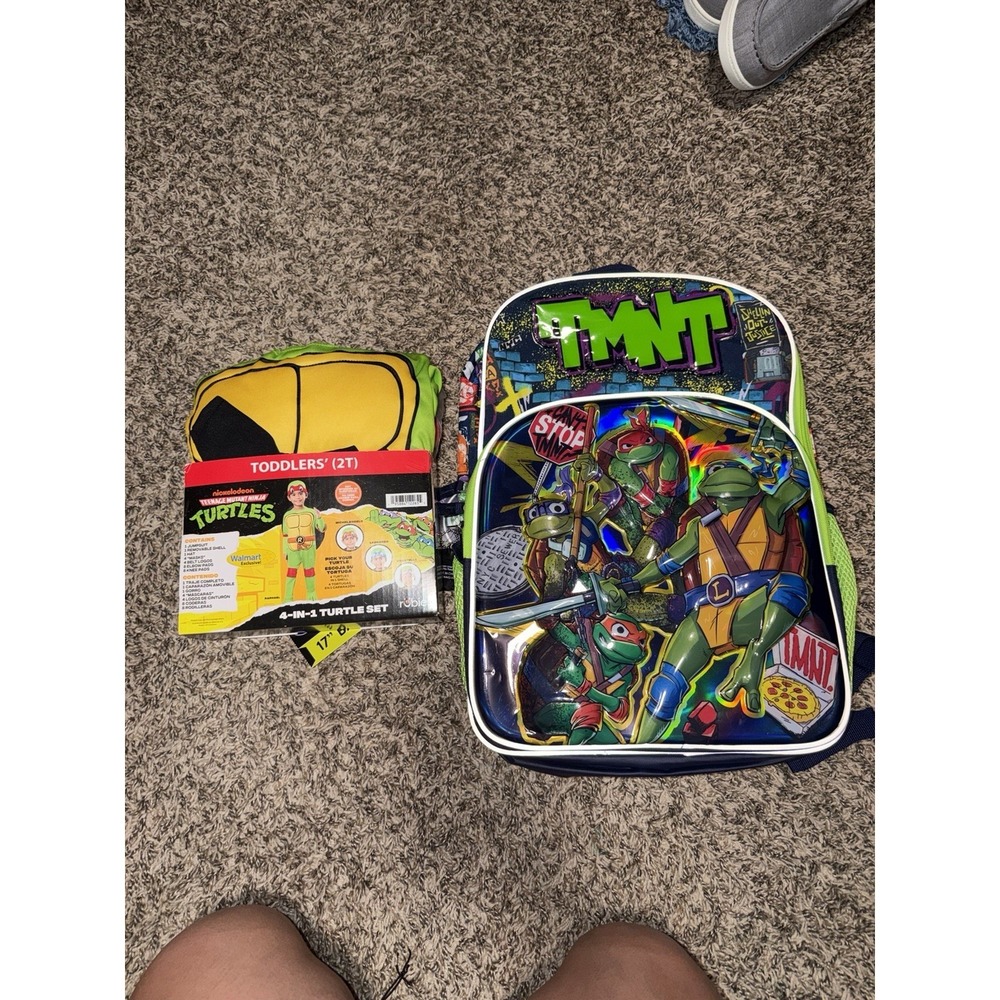 Ninja Turtles Costume With Backpack